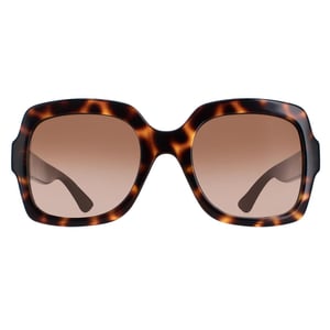 Gucci Square Damen Havanna Braun Farbverlauf GG1337S