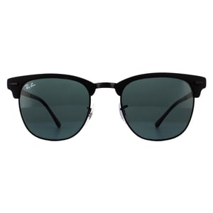 Ray-Ban Sonnenbrille Clubmaster Metall RB3716 186/R5 Matt Schwarz Grau