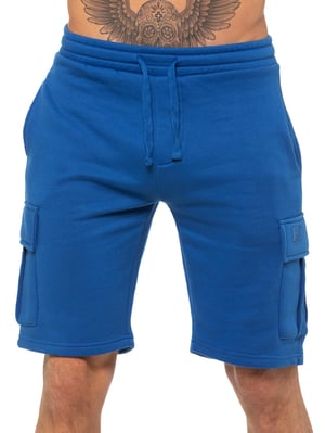Enzo | Herren Cargo Shorts - Blau