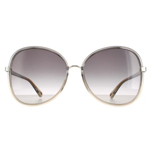 Chloe Butterfly Damen Grau bis Braun Crystal Fade und Gold Grau Gradient CH0030S Franky