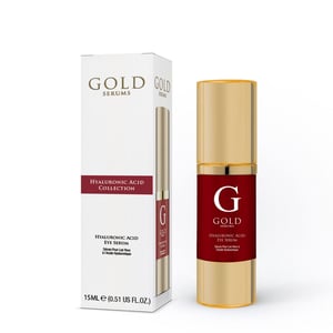 Gold Serums Anti-Aging-Augenserum mit Hyaluronsäure, 15 ml