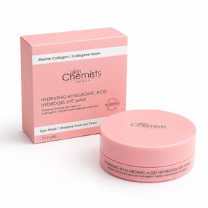 skinChemists Feuchtigkeitsspendende Anti-Aging-Augenmaske mit Hyaluronsäure-Hydrogel (20 Paar)