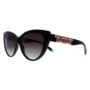 Tiffany Cat Eye Womens Schwarz Grau Gradient TF4196
