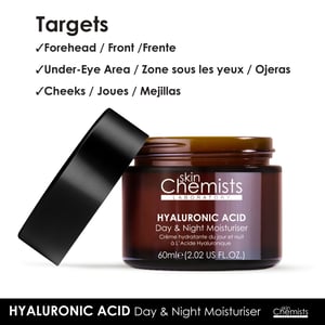 skinChemists Anti-Aging-Tagescreme mit Hyaluronsäure, 60 ml