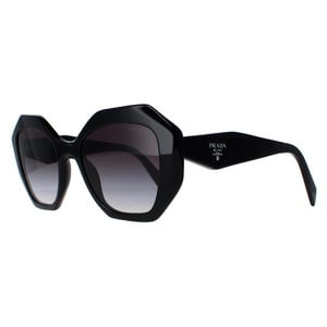 Prada Rund Damen Schwarz Grau Gradient PR16WS
