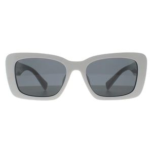 Miu Miu MU07YS 1425S0 weiÃŸ dunkelgrau Sonnenbrille