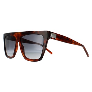Hugo Boss Square Womens Havanna Dunkelgrau Gradient Sonnenbrille