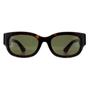 Gucci Square Womens Havanna mit Grün und Rot Grün GG1667SK