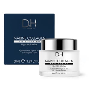 Dr H Anti-Aging-Nachtcreme mit Meereskollagen, 50 ml
