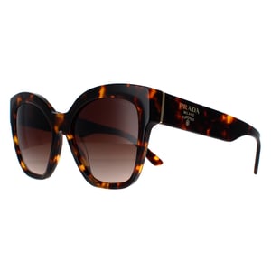 Prada PR17ZS VAU6S1 Honey tortoise brown gradient sunglasses