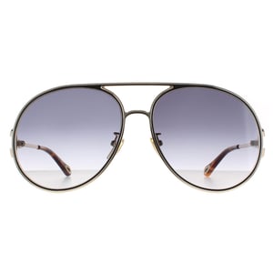Chloe Aviator Damen Gold Schwarz Grau Gradient CH0145S