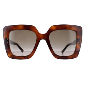 Jimmy Choo Square Damen Havanna Braun Farbverlauf AURI/G/S
