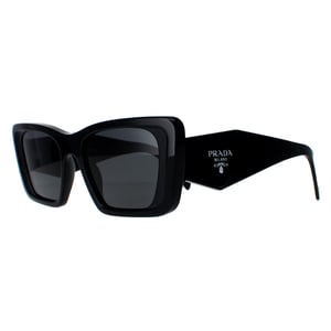 Prada Rectangle Womens Schwarz Dunkelgrau PR08YS