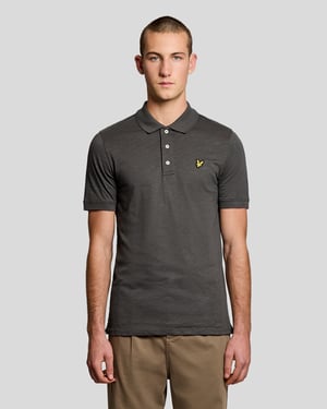 Feines Baumwoll-Slub-Poloshirt