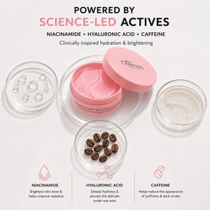 skinChemists Feuchtigkeitsspendende Anti-Aging-Augenmaske mit Hyaluronsäure-Hydrogel (20 Paar)