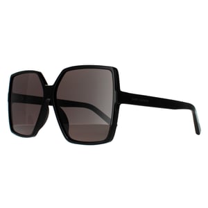 Saint Laurent Square Damen Schwarz Grau Sonnenbrille