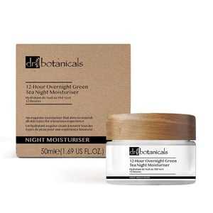 Dr. Botanicals 12-Stunden-Nachtcreme mit Grüntee und Anti-Aging-Wirkung (50 ml)