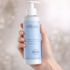 skinChemists Anti-Aging-Schaumreiniger mit Meereskollagen 200 ml