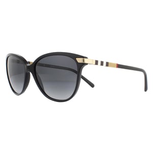 Lunettes De Soleil Burberry BE4216 3001T3 Dégradé Gris Noir Polarisé