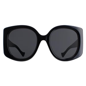 Gucci Rund Damen Schwarz Grau GG1257S