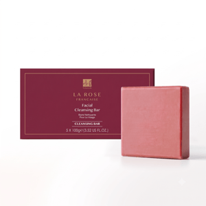 Dr. Botanicals La Rose Française Anti-Ageing Gesichtsreinigungsseife (5er-Pack) 100 g x 5