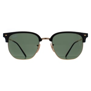Ray-Ban Square Unisex Schwarz auf Gold Grün RB4416 Neu Clubmaster