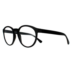 Emporio Armani Runde Herren Matte Schwarz klar mit Sonne Clip-ons Sonnenbrille