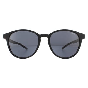 Hugo by Hugo Boss Runde Mens Matte Schwarz Grau Sonnenbrille