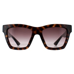 Gucci Quadratische Damen Sonnenbrille Havanna Braun Verlauf GG1714S