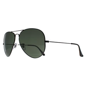 Lunettes De Soleil Ray-Ban Aviator 3025 Noir Vert Polarisé 002/58