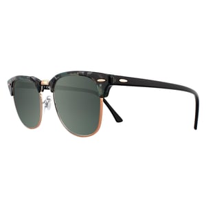 Ray-Ban Sonnenbrille Clubmaster 3016 125571 Spotted Grau Grün Dunkelgrau Gradient