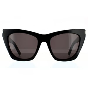 Saint Laurent Cat Eye Damen Schwarz Grau Sonnenbrille