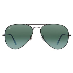 Lunettes De Soleil Ray-Ban Aviator 3025 029/30 Miroir Argent Vert Gunmetal 58mm