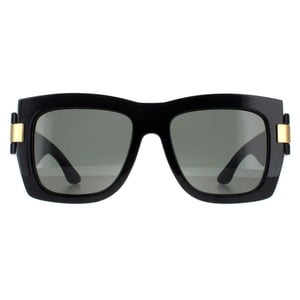 Gucci Square Womens Schwarz mit Gold Grau GG1688S