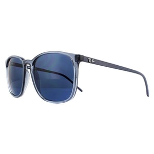 Ray-Ban Square Herren Sonnenbrille Transparent Blau mit blauen Verlauf