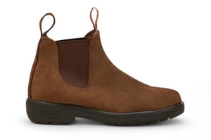 Rossi 303 Endura Chelsea-Stiefel aus rustikalem braunem Wildleder