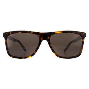 Hugo by Hugo Boss Rectangle Mens Havanna Crystal Brown Sonnenbrillen