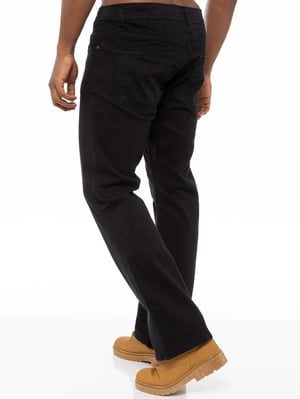 Enzo Herren Bootcut Stretch Denim Jeans