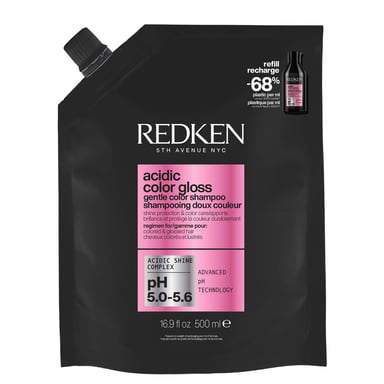Redken Acidic Color Gloss Shampoo Nachfüllbeutel für lebendige Farbe und Glanz