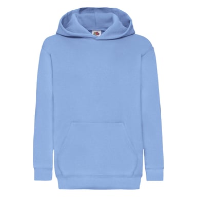 Fruit of the Loom - "Classic" Sweatshirt mit Kapuze für Kinder (Himmelblau)