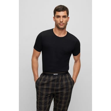 BOSS Bodywear 3 Pack Crew Neck T-Shirts - Black