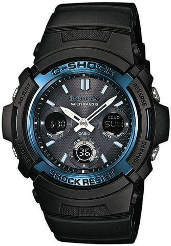 Casio G-shock Schwarz Herren Armbanduhr AWG-M100A-1AER