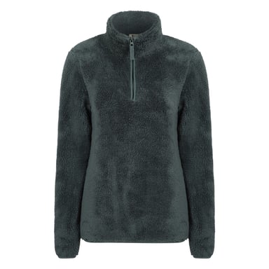 Mountain Warehouse - Fleece-Oberteil mit kurzem Reißverschluss für Damen (Grün)