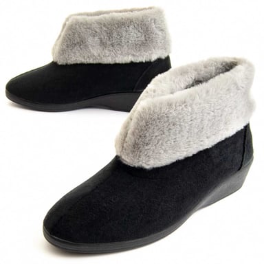 MONTEVITA KEILSTIEFELETTE CONFORTDAY8 IN SCHWARZ