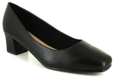 New Womens/Ladies Wide Fitting Court Shoes.(4.5Cm Heel)