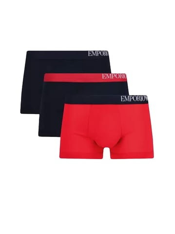 Emporio Armani Boxershorts 3er-Pack Herren Rot
