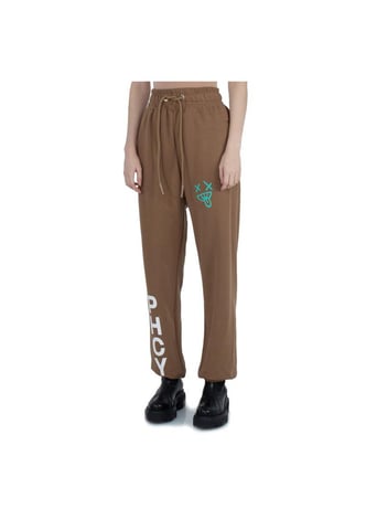Relaxed Fit Baumwollhose mit Logo-Print
