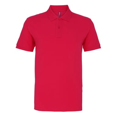 Asquith & Fox Herren Polohemd mit kurzen Ärmeln (Hot Pink)