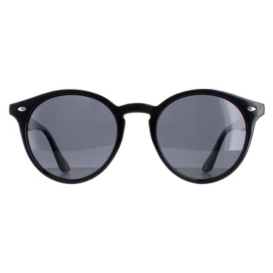 Montana Round Unisex Schwarz Rauch Polarisiert MP20