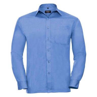 Russell Collection - Formelles Hemd Pflegeleicht für Herren (Business-Blau)